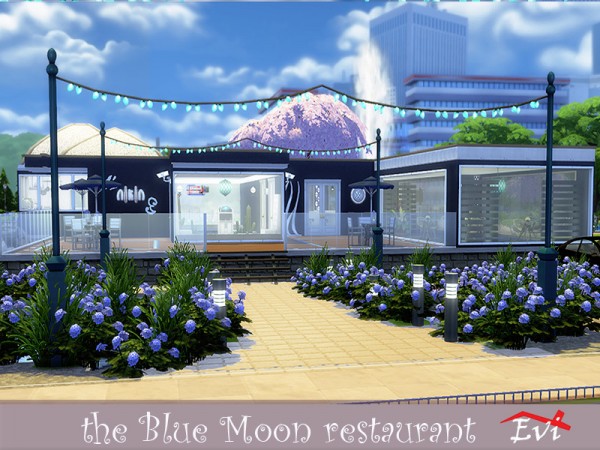  The Sims Resource: The Blue Moon restaurant by evi