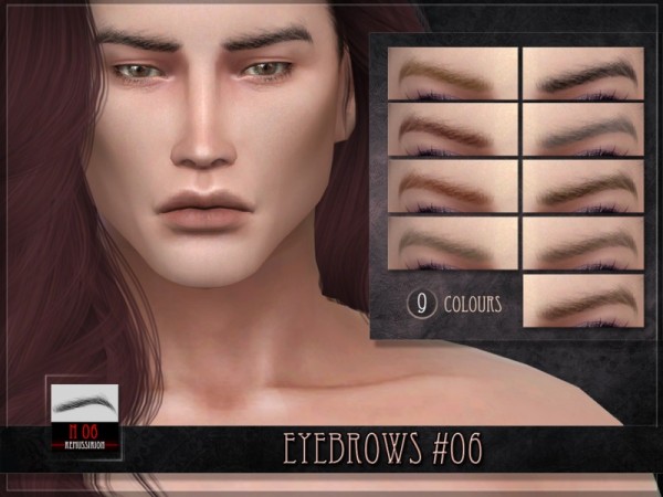  The Sims Resource: Eyebrows 06 by RemusSirion