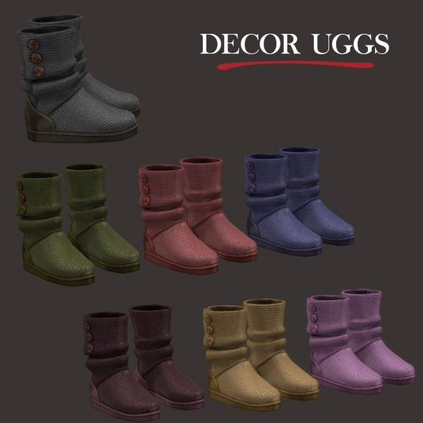  Leo 4 Sims: Decor Uggs