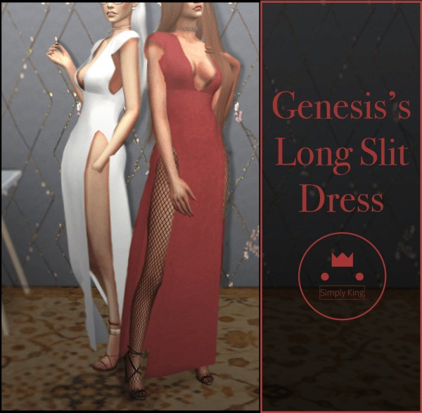 Simply King: Genesis’s Long Slit Dress