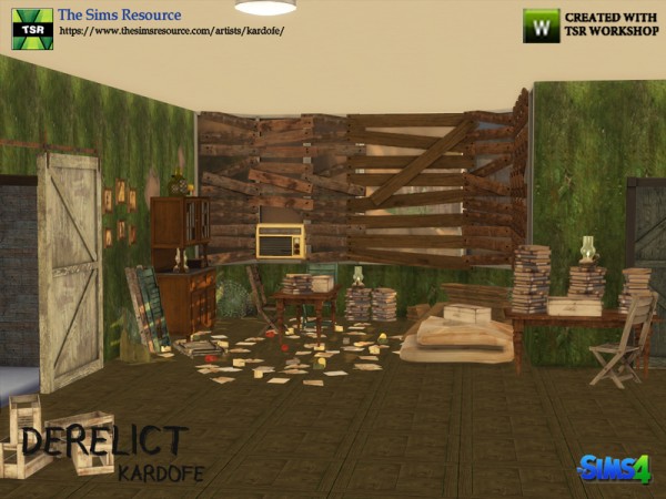  The Sims Resource: Derelict by Kardofe