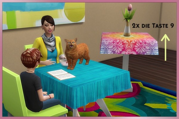  Blackys Sims 4 Zoo: Tablecloth 1x1 by Cappu