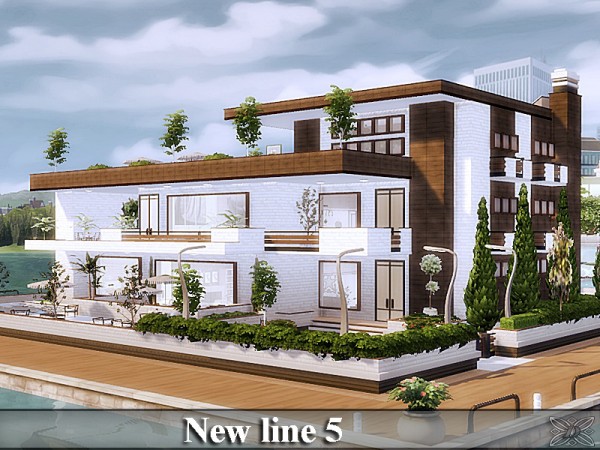  The Sims Resource: New line 5 house by Danuta720