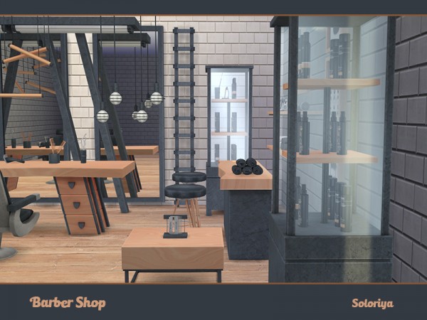 The Sims Resource: Barber Shop by soloriya
