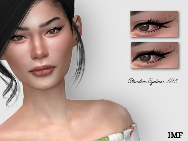  The Sims Resource: Stardom Eyeliner N.15 by IzzieMcFire
