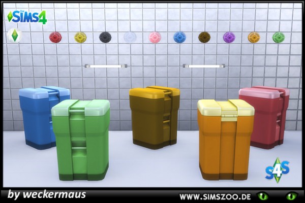  Blackys Sims 4 Zoo: Colorful smoke detector and tons by weckermaus