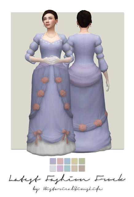  History Lovers Sims Blog: Latest fashion frock
