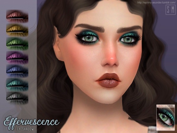  The Sims Resource: Effervescence   Eyeshadow by Screaming Mustard