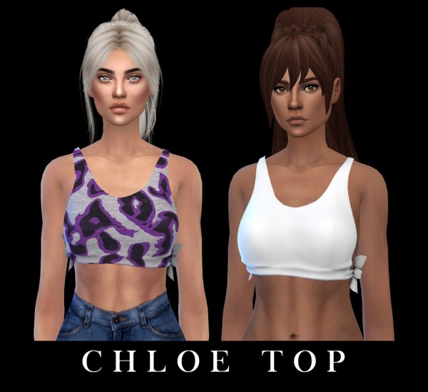 Leo 4 Sims: Chloe Top Fixed
