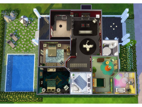  The Sims Resource: Waterlock house by Degera