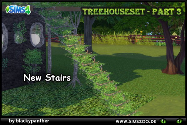  Blackys Sims 4 Zoo: Tree house Set Part 3  by blackypanther