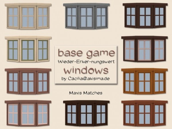  Akisima Sims Blog: Base game windows