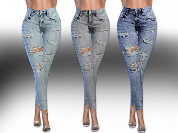  The Sims Resource: Only Ultimate Jeans by Saliwa