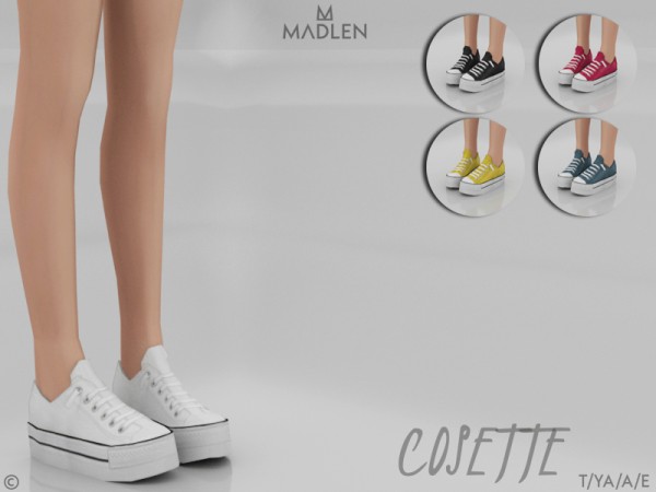  The Sims Resource: Madlen Cosette Shoes by MJ95
