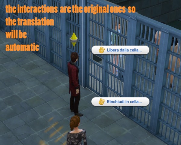  Mod The Sims: Functional Cell door mod  by mome89x
