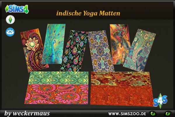  Blackys Sims 4 Zoo: Yoga rugs Orient by weckermaus