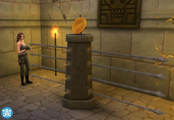 Mod The Sims: Totem Spear Trap by S`ri