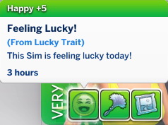  Mod The Sims: Lucky and Unlucky Traits by GoBananas