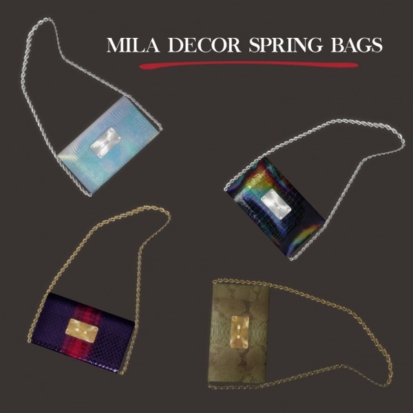  Leo 4 Sims: Spring bag decor