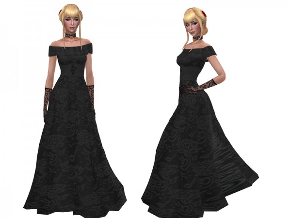  The Sims Resource: Sarah wedding dress by Simalicious
