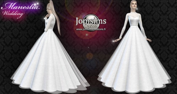  Jom Sims Creations: Manestia wedding dress