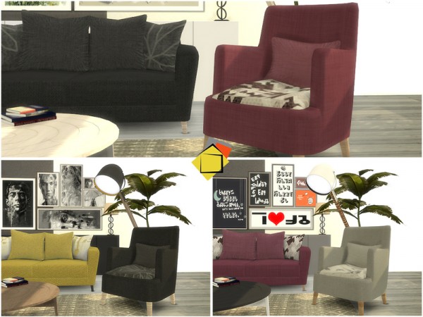  The Sims Resource: Dolce Living Room by Onyxium