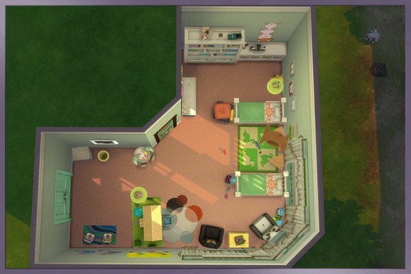  Blackys Sims 4 Zoo: Infant room Beatrix