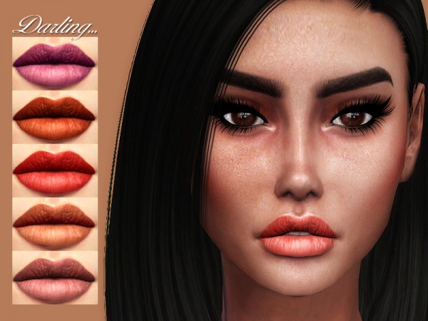  The Sims Resource: Darling lipstick by Sharareh