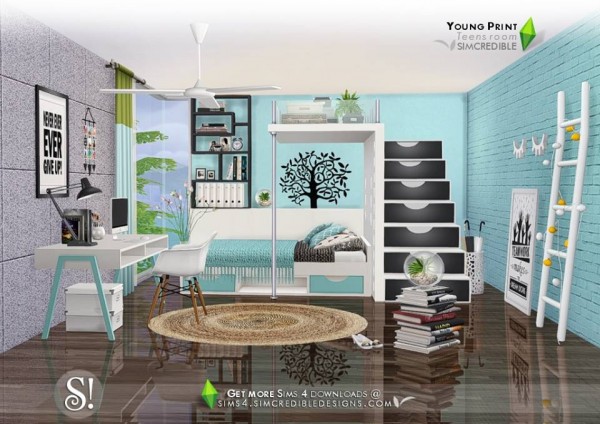  SIMcredible Designs: Young Print bedroom