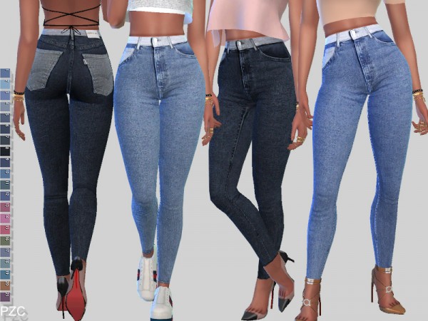 The Sims Resource: Urban Legend Denim Jeans by Pinkzombiecupcakes