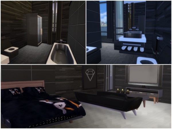  The Sims Resource: Black House by Inesel