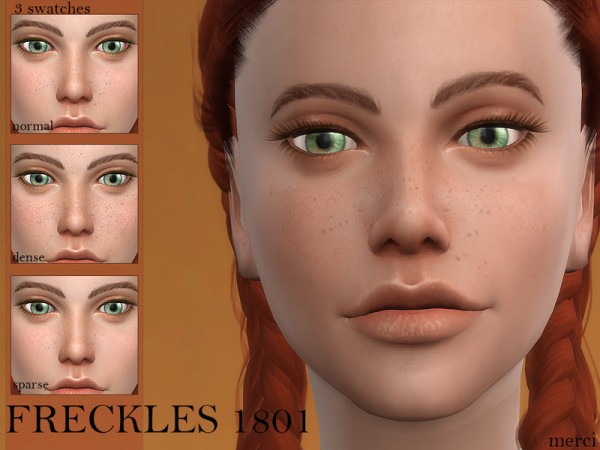  The Sims Resource: Freckles 1801 by Merci