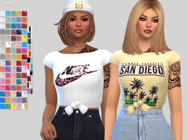 The Sims Resource: Paper Towns T-shirt by Pinkzombiecupcakes • Sims 4 ...