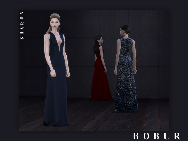  The Sims Resource: Sharon dress by Bobur 3