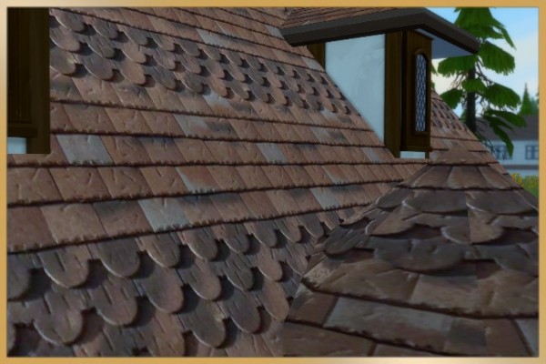  Blackys Sims 4 Zoo: Brick roof 02 by Schnattchen