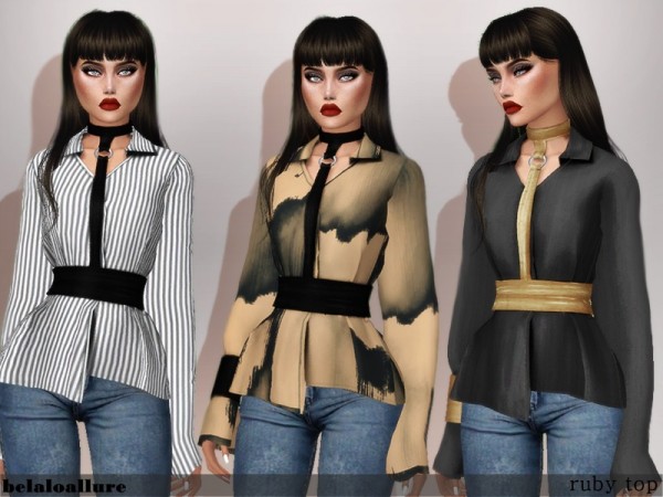  The Sims Resource: Ruby top by belal1997