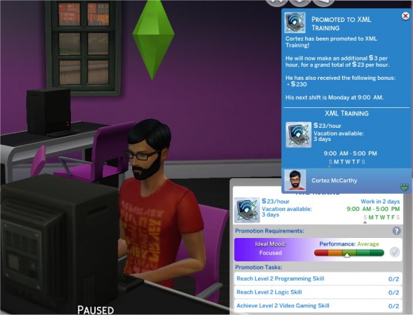  Mod The Sims: Sims Forever Modder Career by PurpleThistles