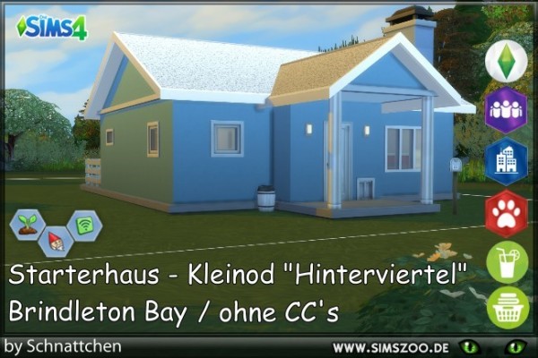  Blackys Sims 4 Zoo: Starter house kleinod by Schnattchen