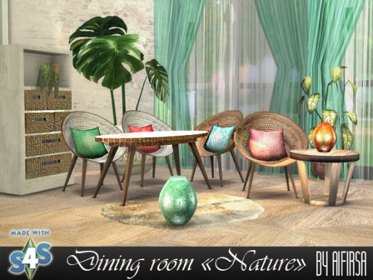  Aifirsa Sims: Nature livingroom