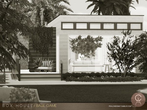  The Sims Resource: Box House by Praline Sims