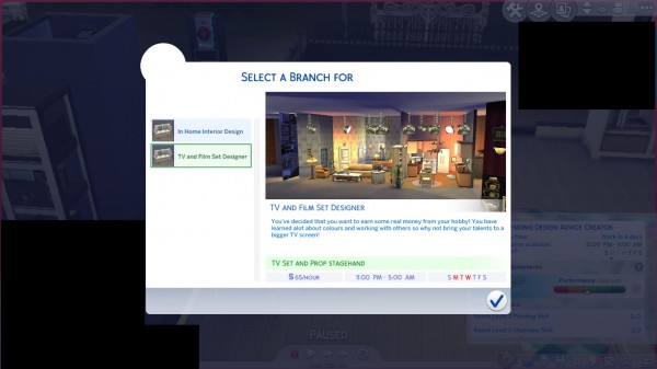  Mod The Sims: Interior Design Career by DiamondVixen96