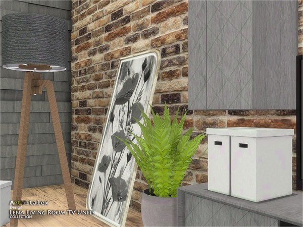  The Sims Resource: Lena Livingroom TV Units by ArtVitalex