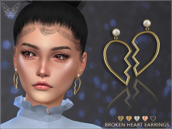 Giulietta Sims: Broken Heart Earrings