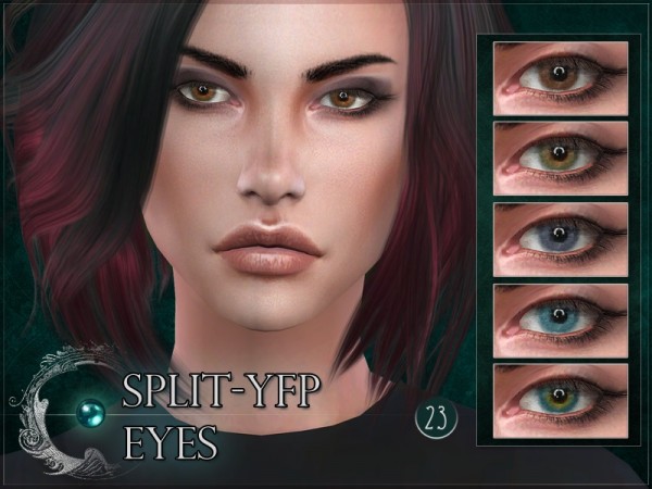 The Sims Resource: Split YFP Eyes by RemusSirion