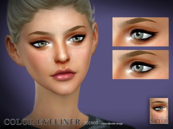  The Sims Resource: Eyeliner 201803 by S club