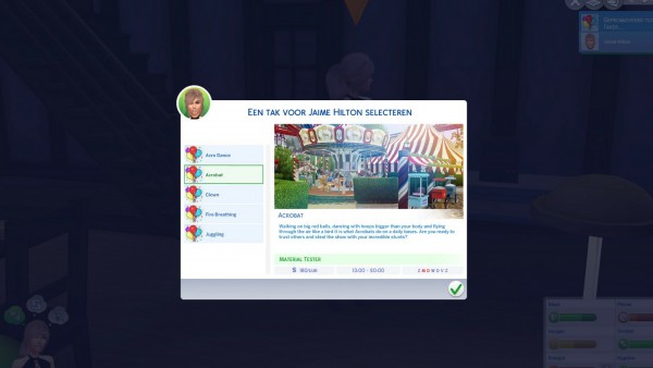  Mod The Sims: Circus Artist by xTheLittleCreator