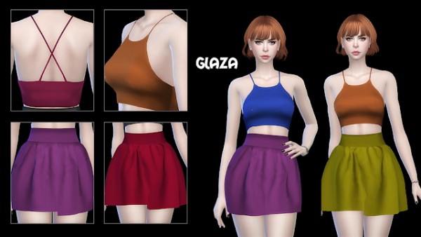  All by Glaza: Top 09 and skirt 01