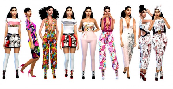 Dreaming 4 Sims: Spring outfits