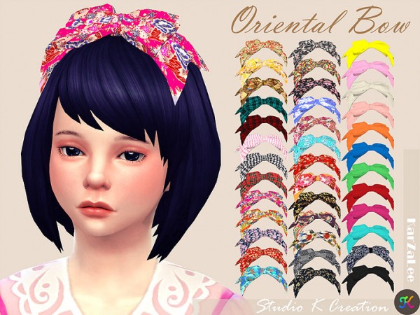  Studio K Creation: Oriental head bow child