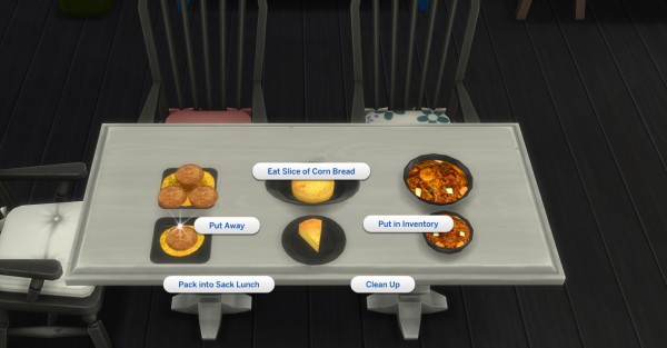  Mod The Sims: Louisiana Style Recipes 2   Cornbread, Crabcake and Jambalaya by icemunmun